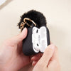 Classy Black Keychain Case for Airpods 3