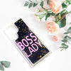 Boss Lady Glitter Case for Galaxy S22 Series
