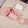 Peach Pink Keychain Case for Airpods 3