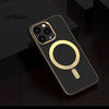 Classy Black Leather Case for iPhone