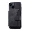 Classy Black Leather Wallet Case for iPhone