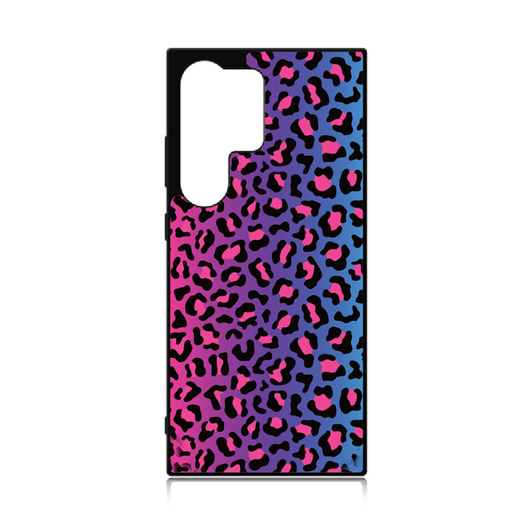 Pink Ombre Leopard Case for Galaxy
