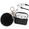 Classy Black Keychain Case for Airpods Pro 2