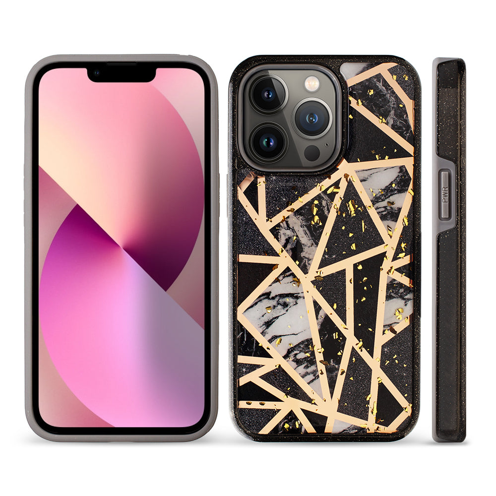 Classy Black Geometric Case for iPhone