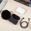 Classy Black Keychain Case for Airpods Pro 2