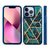 Classy Blue Green Geometric Case for iPhone