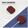 Burgundy Keychain Case for Airpods
