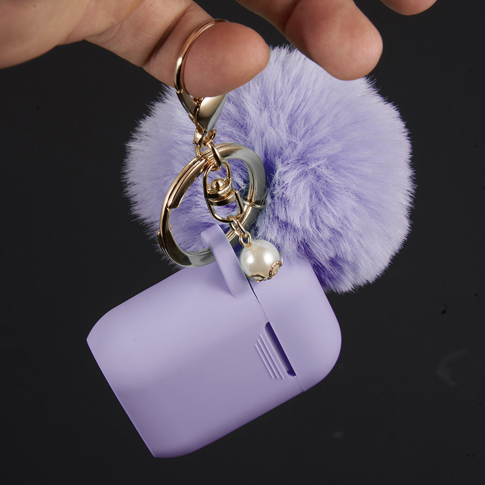 Lavender Keychain Case for Airpods
