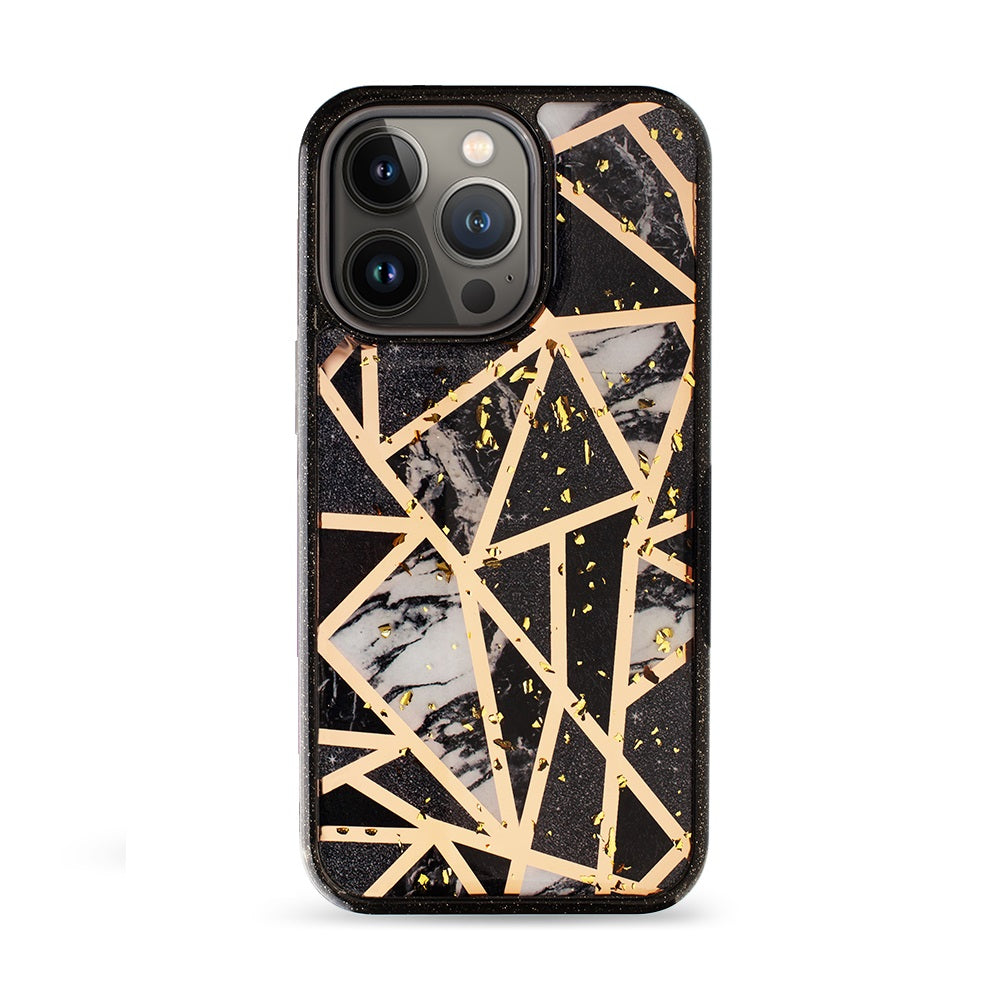 Classy Black Geometric Case for iPhone