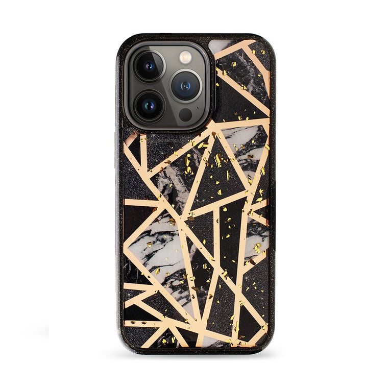 Classy Black Geometric Case for iPhone