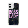 Boss Lady Floating Glitter Case for iPhone