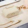 Beige Keychain Case for Airpods Pro