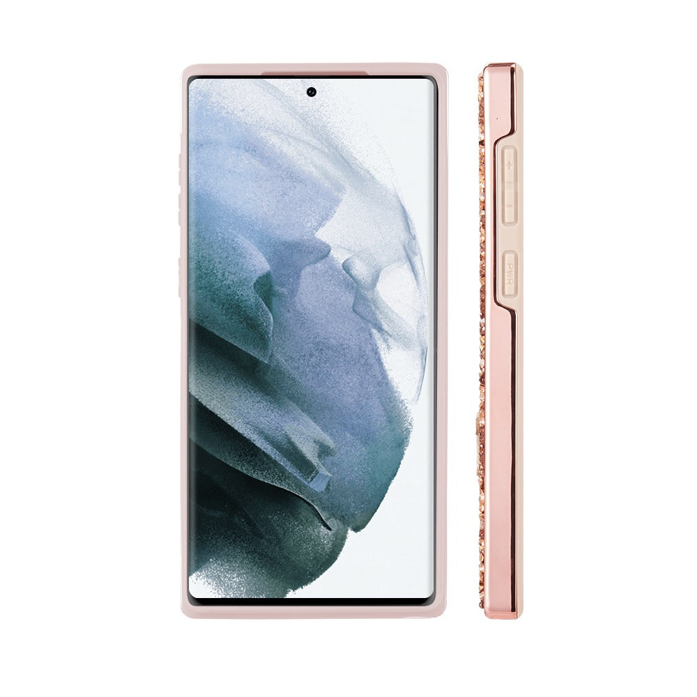 Rose Gold Shimmer Case for Galaxy S21 Series