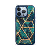 Classy Blue Green Geometric Case for iPhone