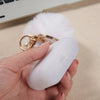 White Glitter Keychain Case for Airpods Pro