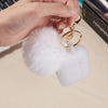 White Glitter Keychain Case for Airpods Pro