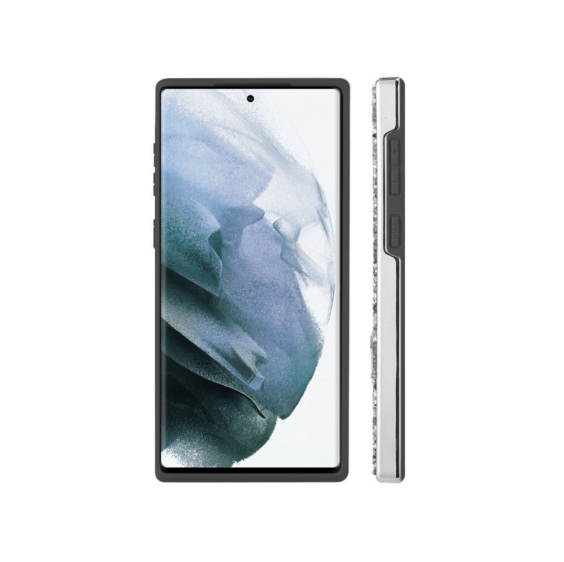 Silver Shimmer Case for Galaxy S21 Series