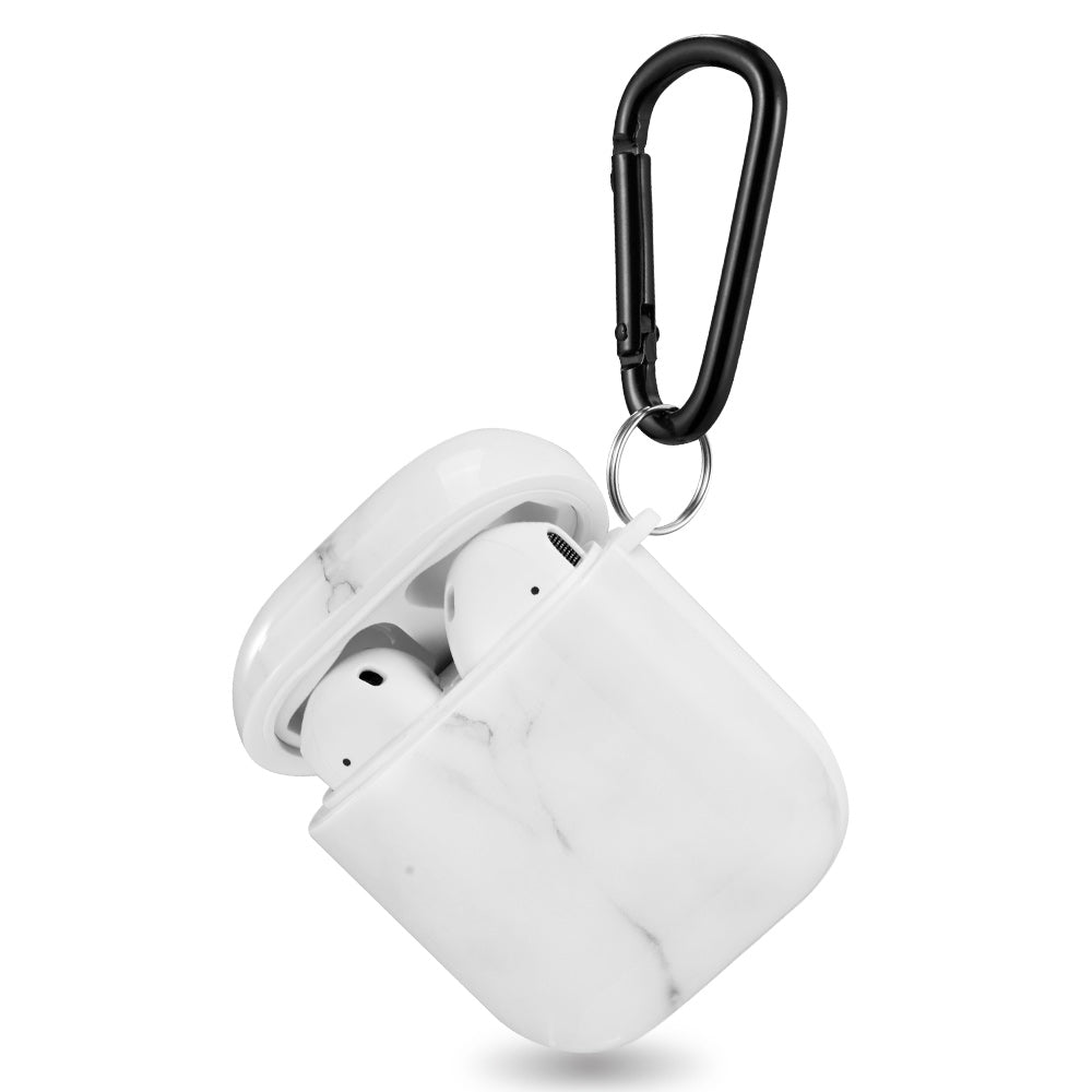 Classy White Marble Case for Airpods