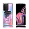 Pink Coffee Glitter Case for Galaxy S21 Series