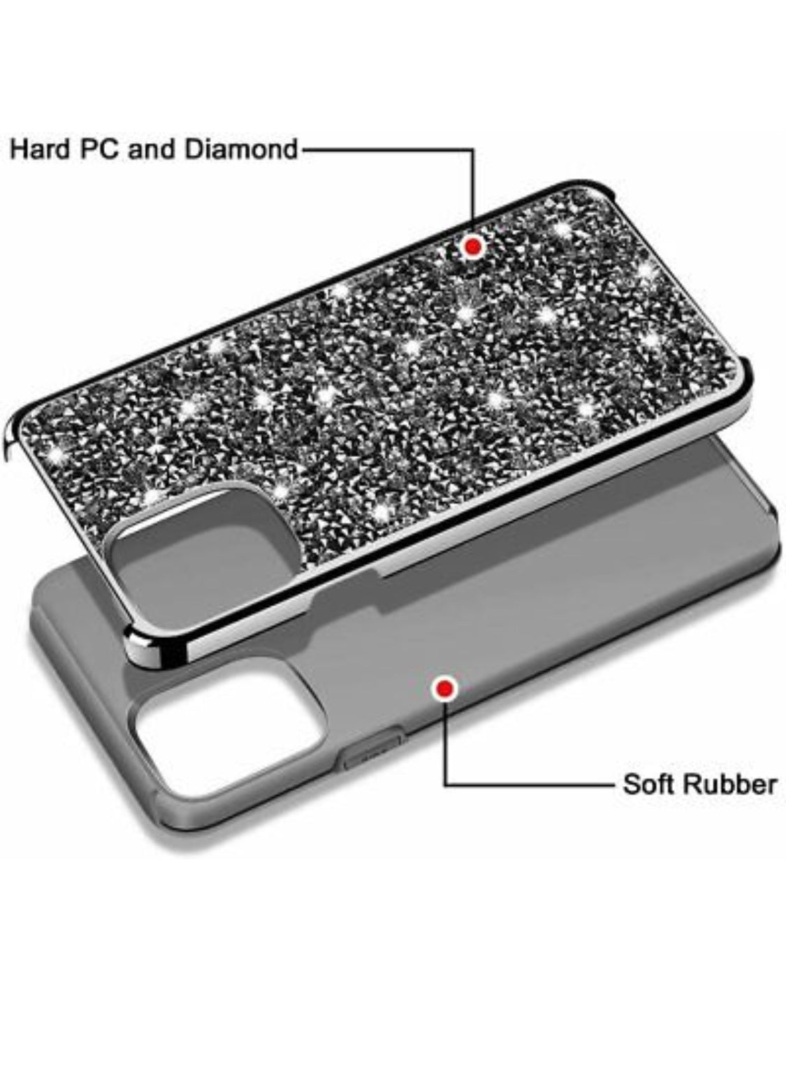 Black Shimmer Case for iPhone