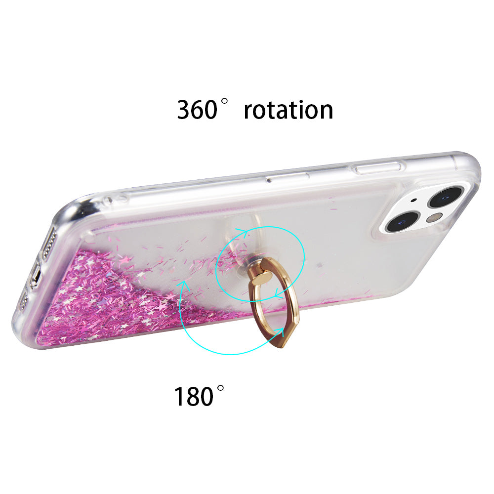 Pink Waterfall Glitter Case for iPhone