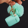 Mint Green Keychain Case for Airpods