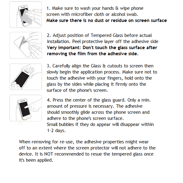 Clear Tempered Glass Screen Protector