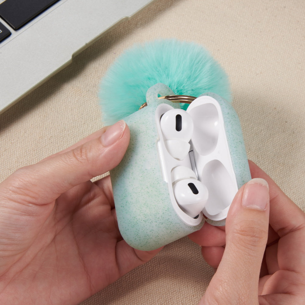 Mint Green Glitter Case for Airpods Pro