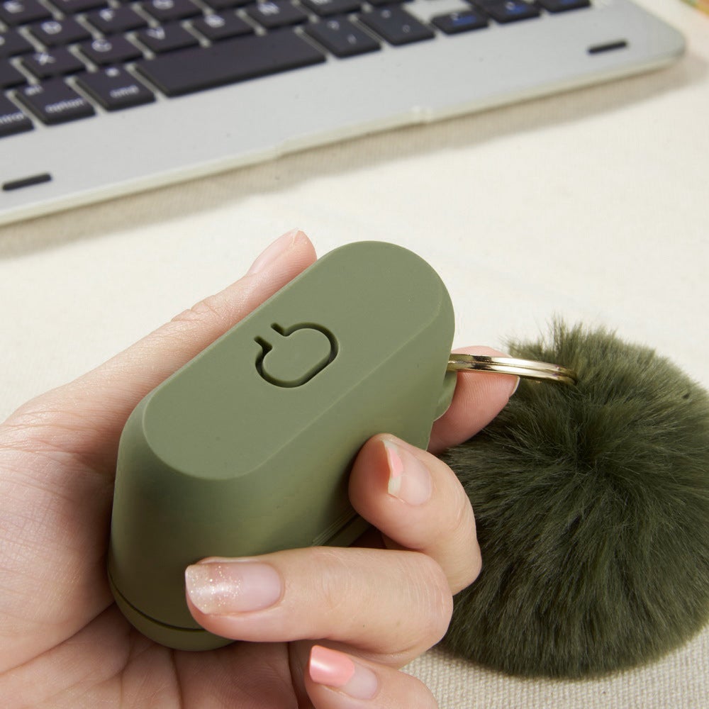 Olive Green Keychain Case for Airpods 3