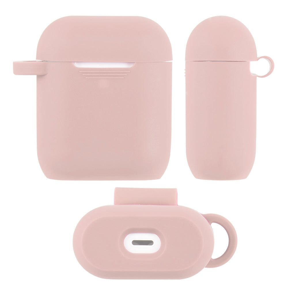 Peach Pink Keychain Case for Airpods
