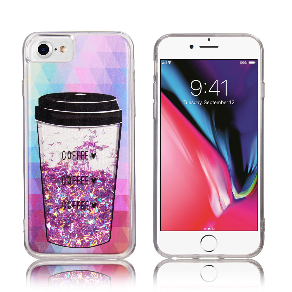 Classy Coffee Glitter Case for iPhone