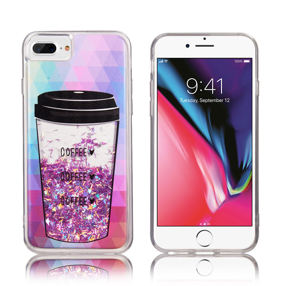Classy Coffee Glitter Case for iPhone