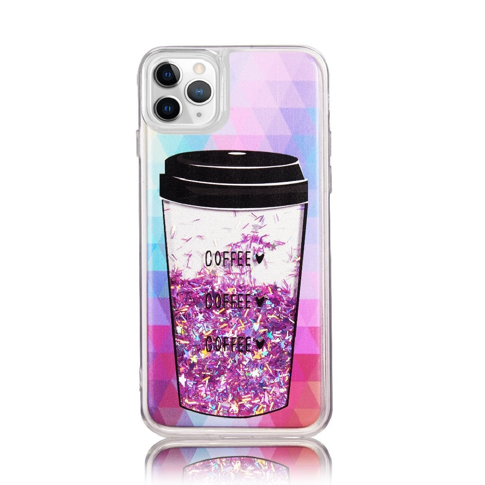 Classy Coffee Glitter Case for iPhone