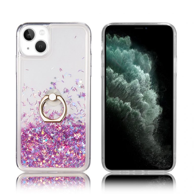 Pink Waterfall Glitter Case for iPhone
