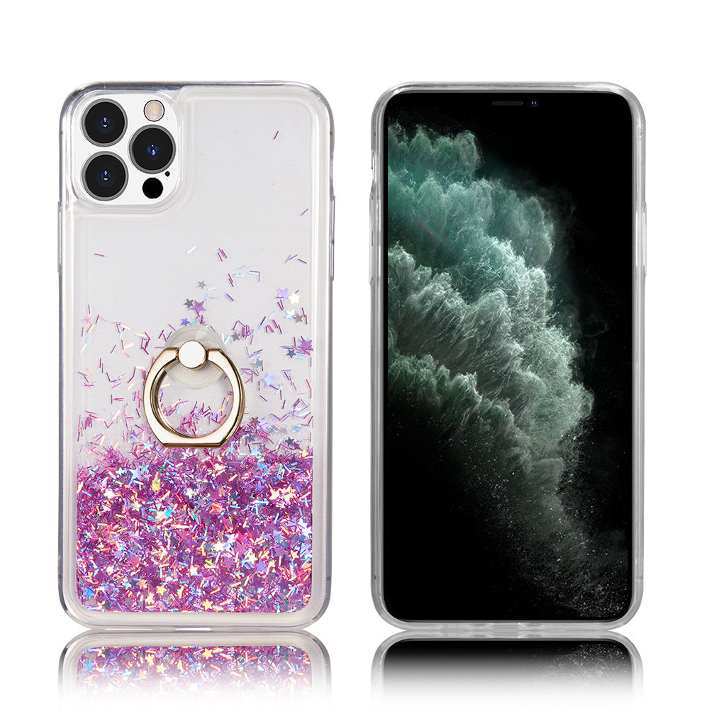 Pink Waterfall Glitter Case for iPhone