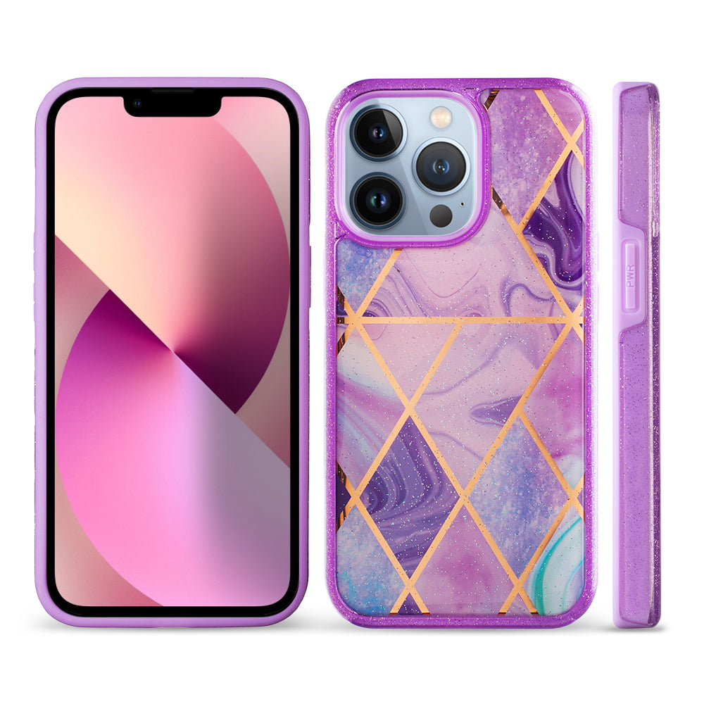 Classy Purple Geometric Case for iPhone
