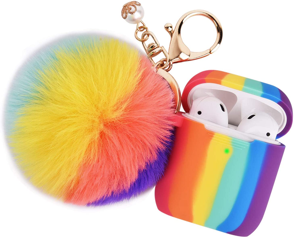 Rainbow Pride Keychain Case for Airpods