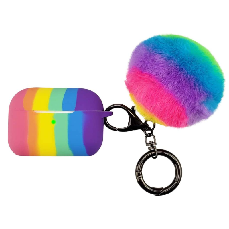 Rainbow Pride Keychain Case for Airpod Pro