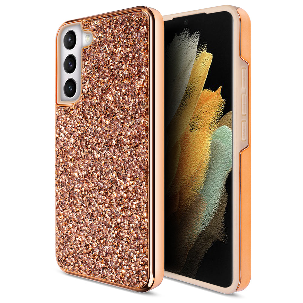 Rose Gold Shimmer Case for Galaxy S22 Series