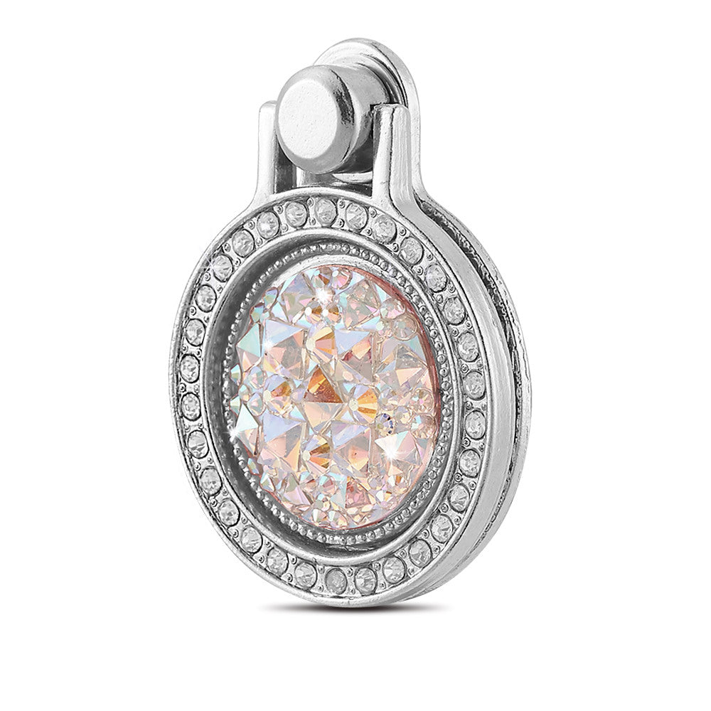 Classy Shimmer Silver Grip Ring