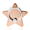 Classy Rose Gold Metallic Star Grip Ring